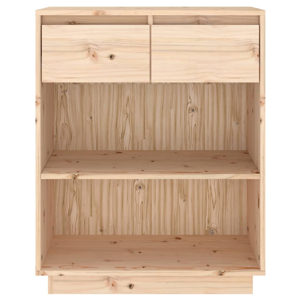 Dulap Consolă, 60X34X75 Cm, Lemn Masiv De Pin