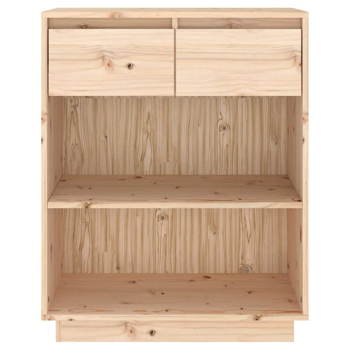Dulap Consolă, 60X34X75 Cm, Lemn Masiv De Pin