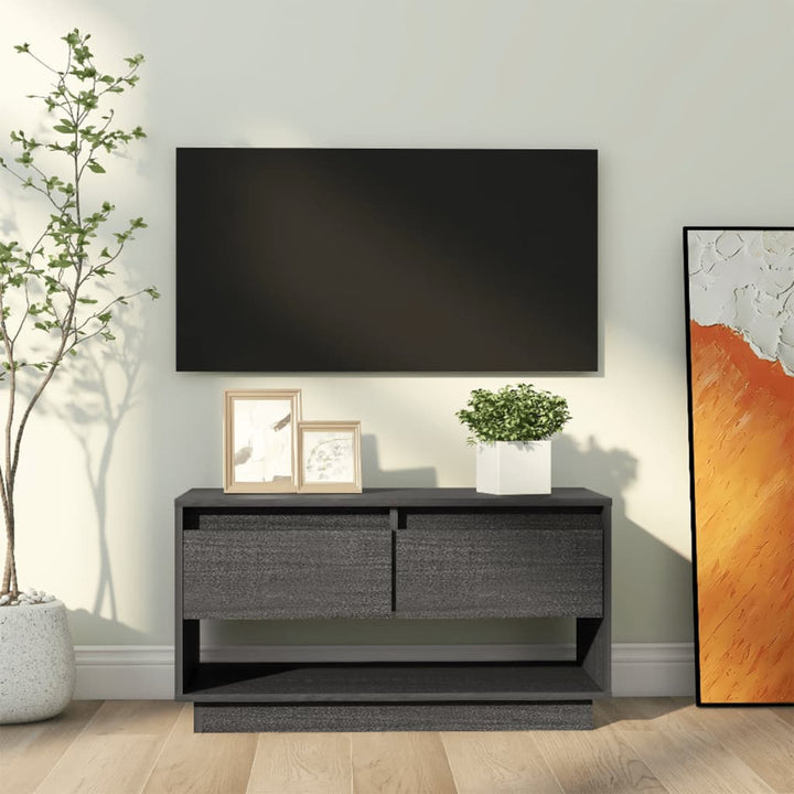 Comodă Tv, , 74X34X40 Cm, Lemn Masiv De Pin