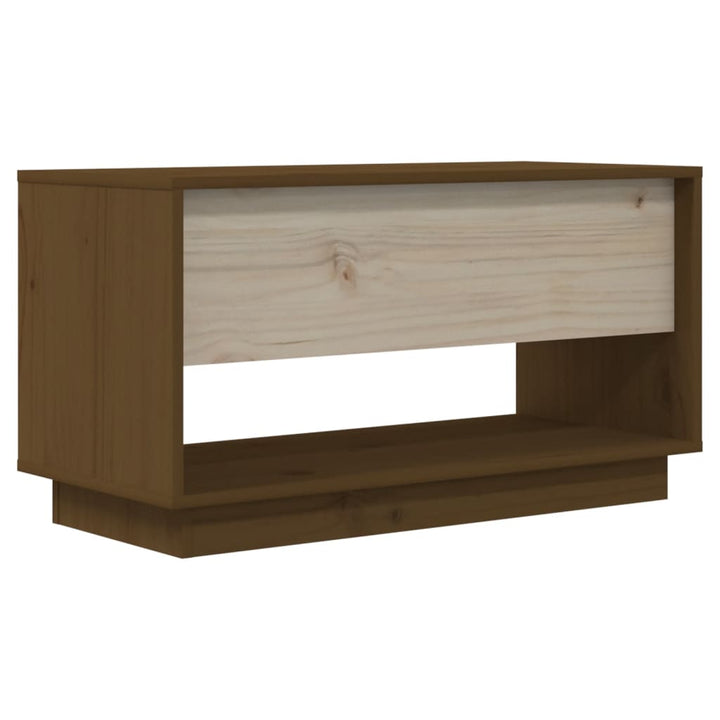 Comodă Tv, , 74X34X40 Cm, Lemn Masiv De Pin
