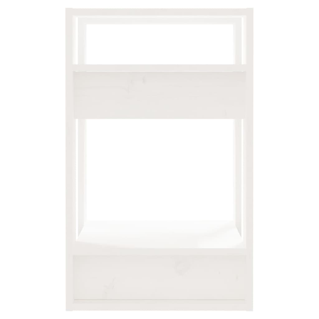 Bibliotecă/Separator Cameră, , 41X35X57 Cm, Lemn Masiv Pin