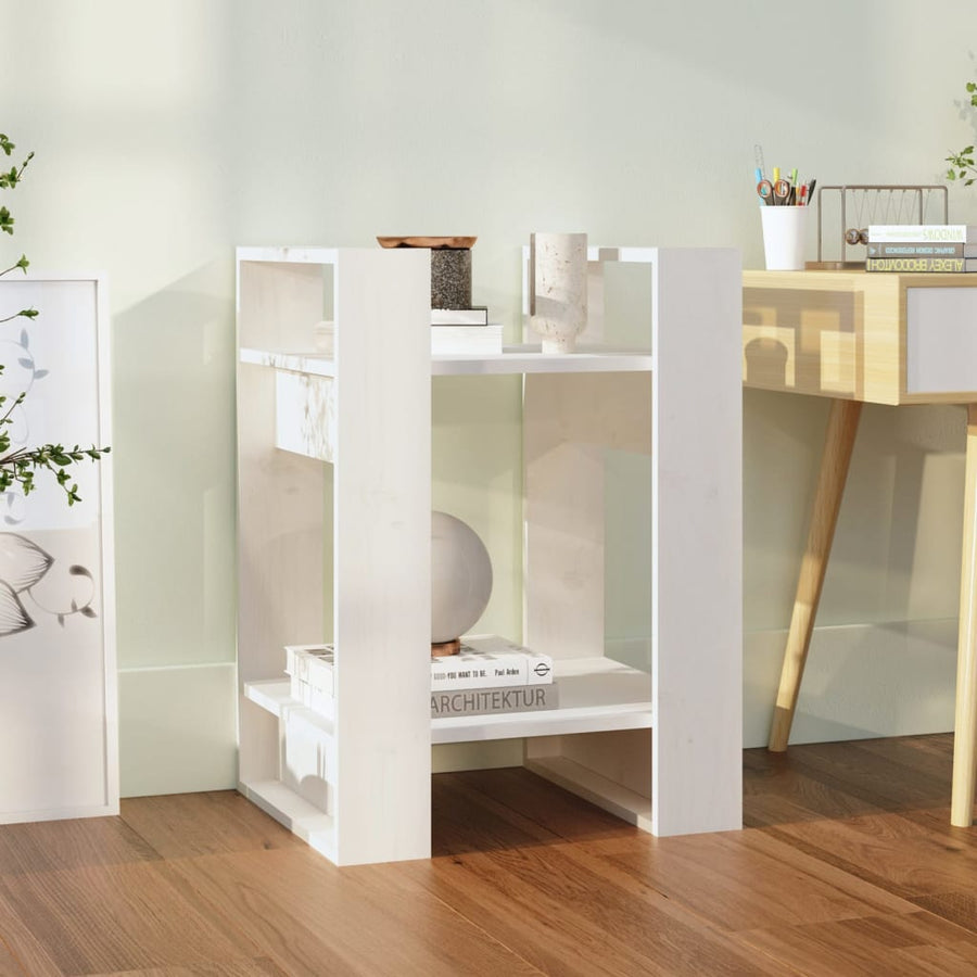 Bibliotecă/Separator Cameră, , 41X35X57 Cm, Lemn Masiv Pin