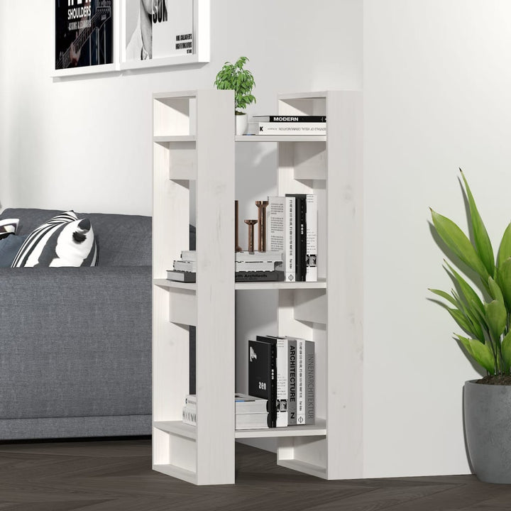 Bibliotecă/Separator Cameră, , 41X35X91 Cm, Lemn Masiv Pin