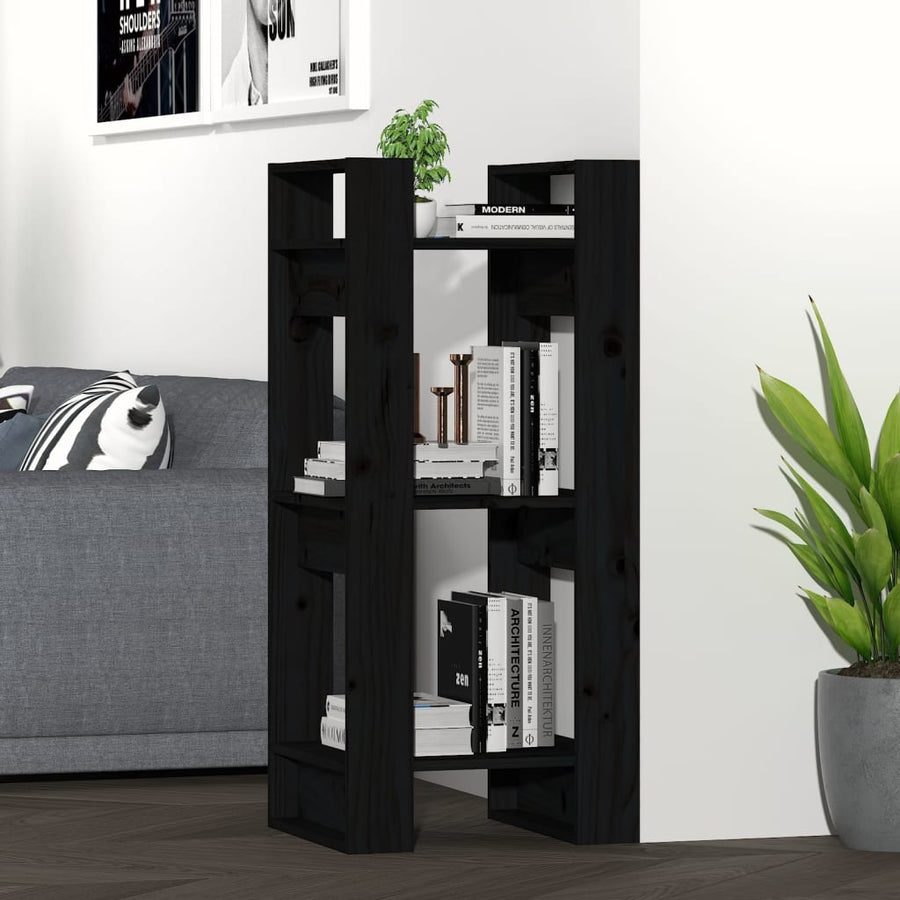 Bibliotecă/Separator Cameră, , 41X35X91 Cm, Lemn Masiv Pin