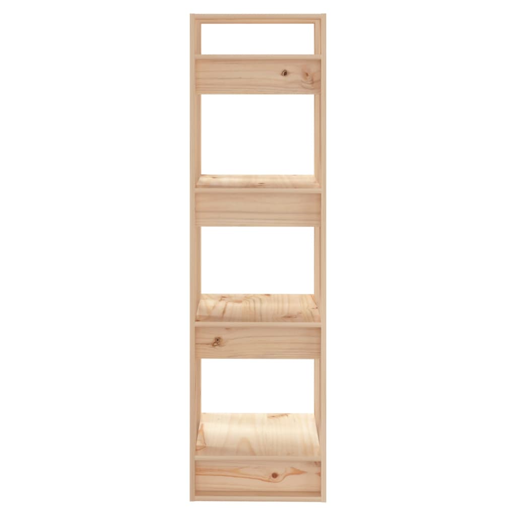 Bibliotecă/Separator Cameră, 41X35X125 Cm, Lemn Masiv Pin