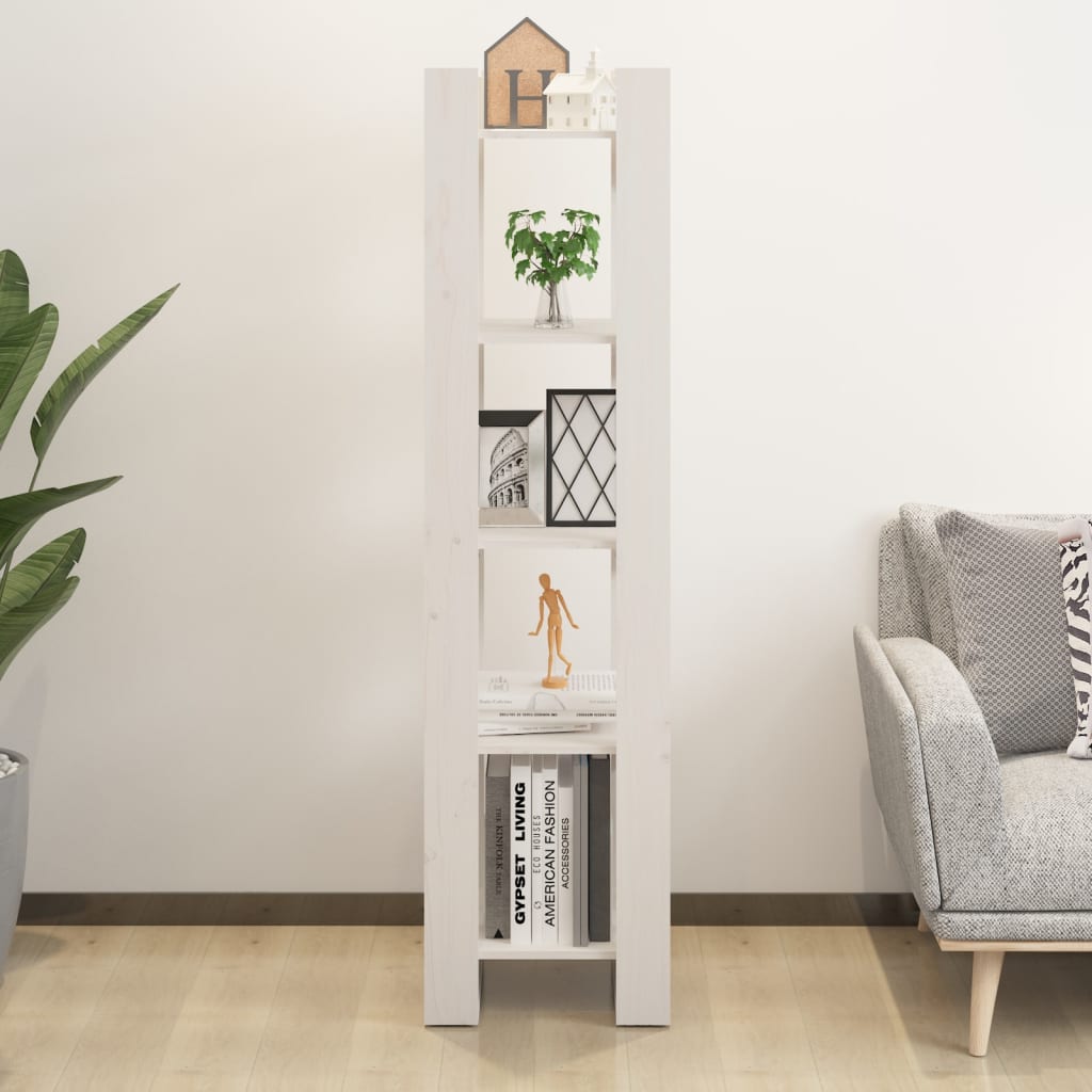 Bibliotecă/Separator Cameră, , 41X35X160 Cm, Lemn Masiv Pin