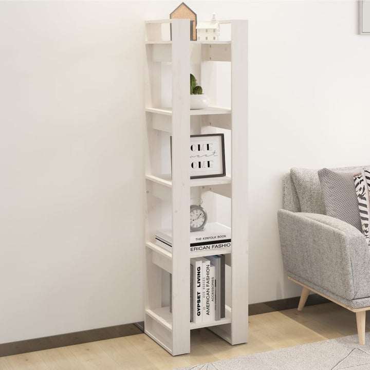 Bibliotecă/Separator Cameră, , 41X35X160 Cm, Lemn Masiv Pin