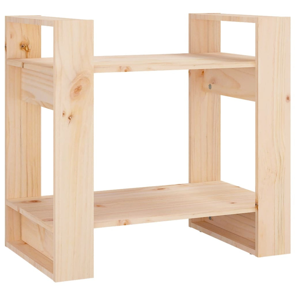 Bibliotecă/Separator Cameră, 60X35X57 Cm, Lemn Masiv Pin