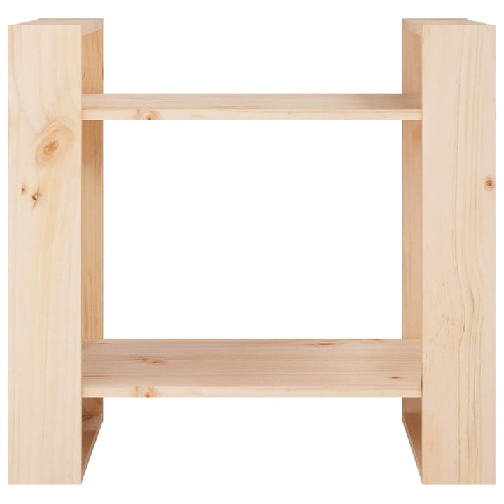 Bibliotecă/Separator Cameră, 60X35X57 Cm, Lemn Masiv Pin