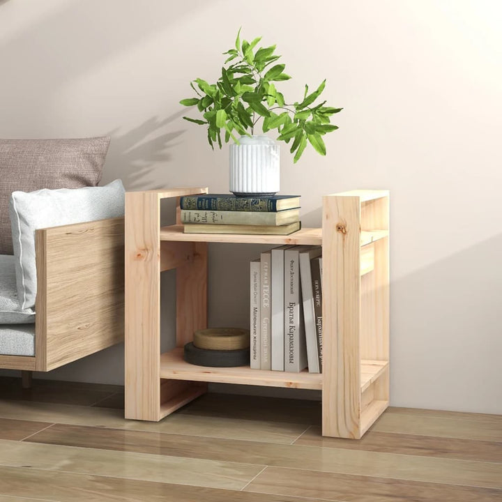 Bibliotecă/Separator Cameră, 60X35X57 Cm, Lemn Masiv Pin