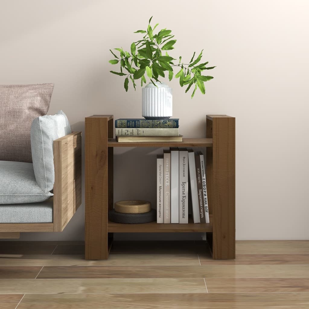 Bibliotecă/Separator Cameră, 60X35X57 Cm, Lemn Masiv Pin
