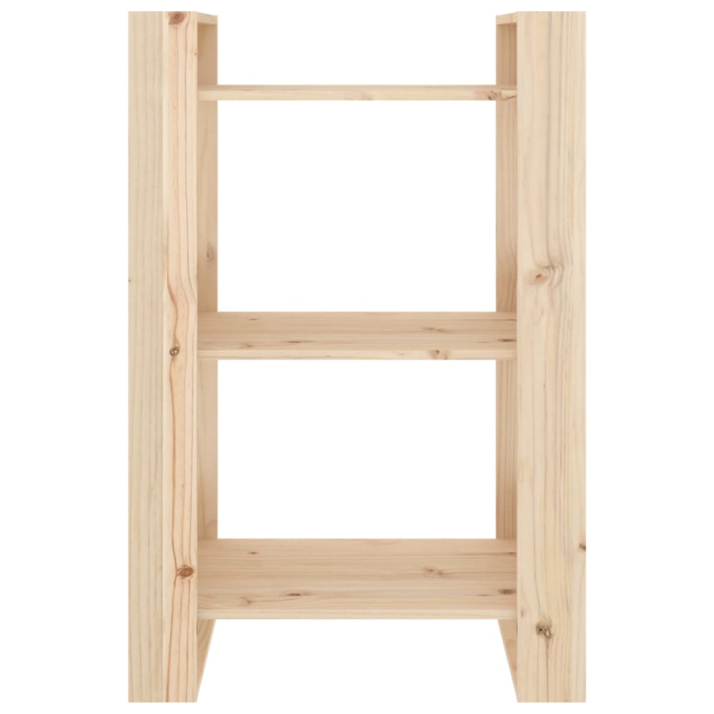 Bibliotecă/Separator Cameră, 60X35X91 Cm, Lemn Masiv Pin