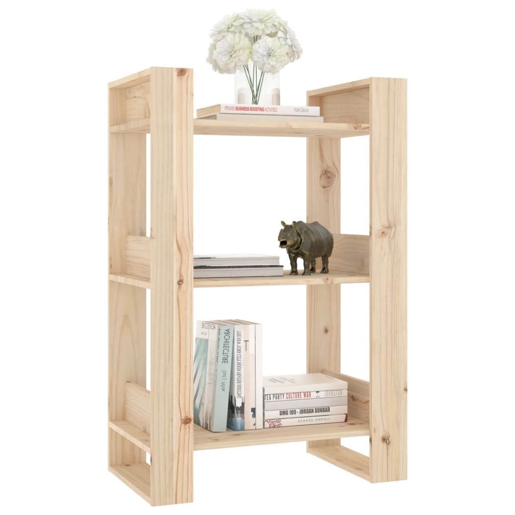 Bibliotecă/Separator Cameră, 60X35X91 Cm, Lemn Masiv Pin
