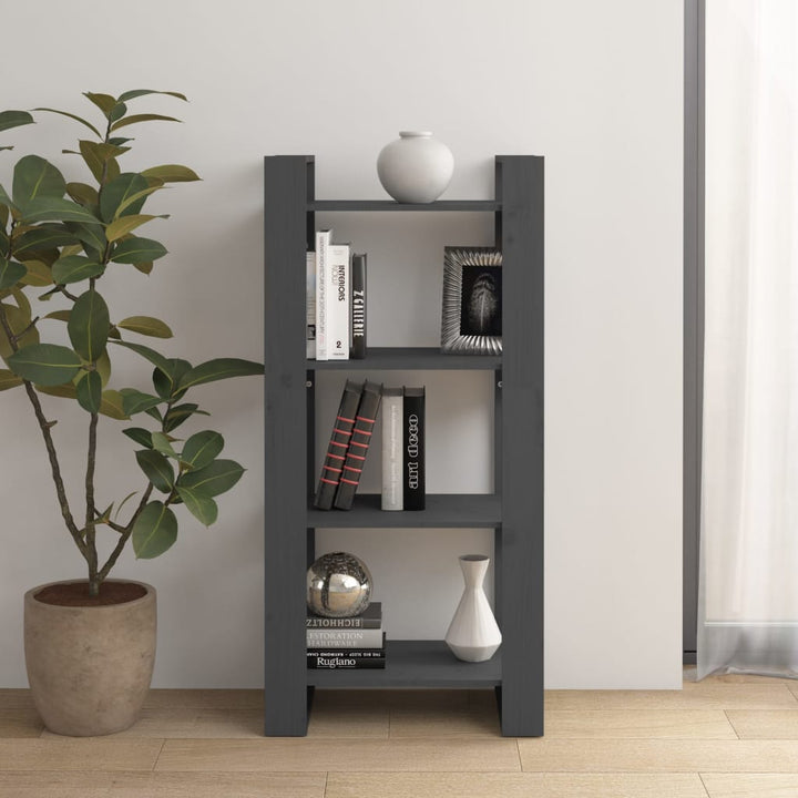 Bibliotecă/Separator Cameră,, 60X35X125 Cm, Lemn Masiv Pin