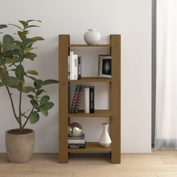 Bibliotecă/Separator Cameră,, 60X35X125 Cm, Lemn Masiv Pin