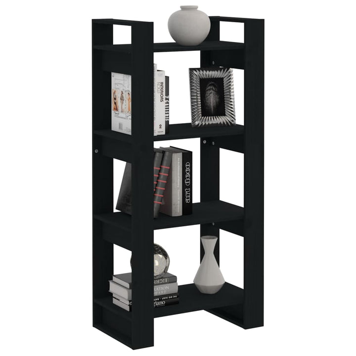 Bibliotecă/Separator Cameră,, 60X35X125 Cm, Lemn Masiv Pin