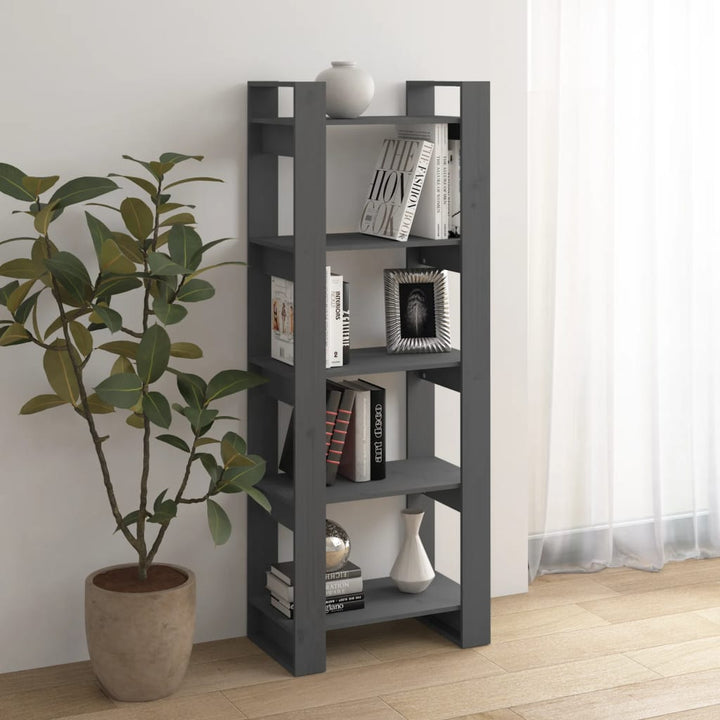 Bibliotecă/Separator Cameră, , 60X35X160 Cm, Lemn Masiv