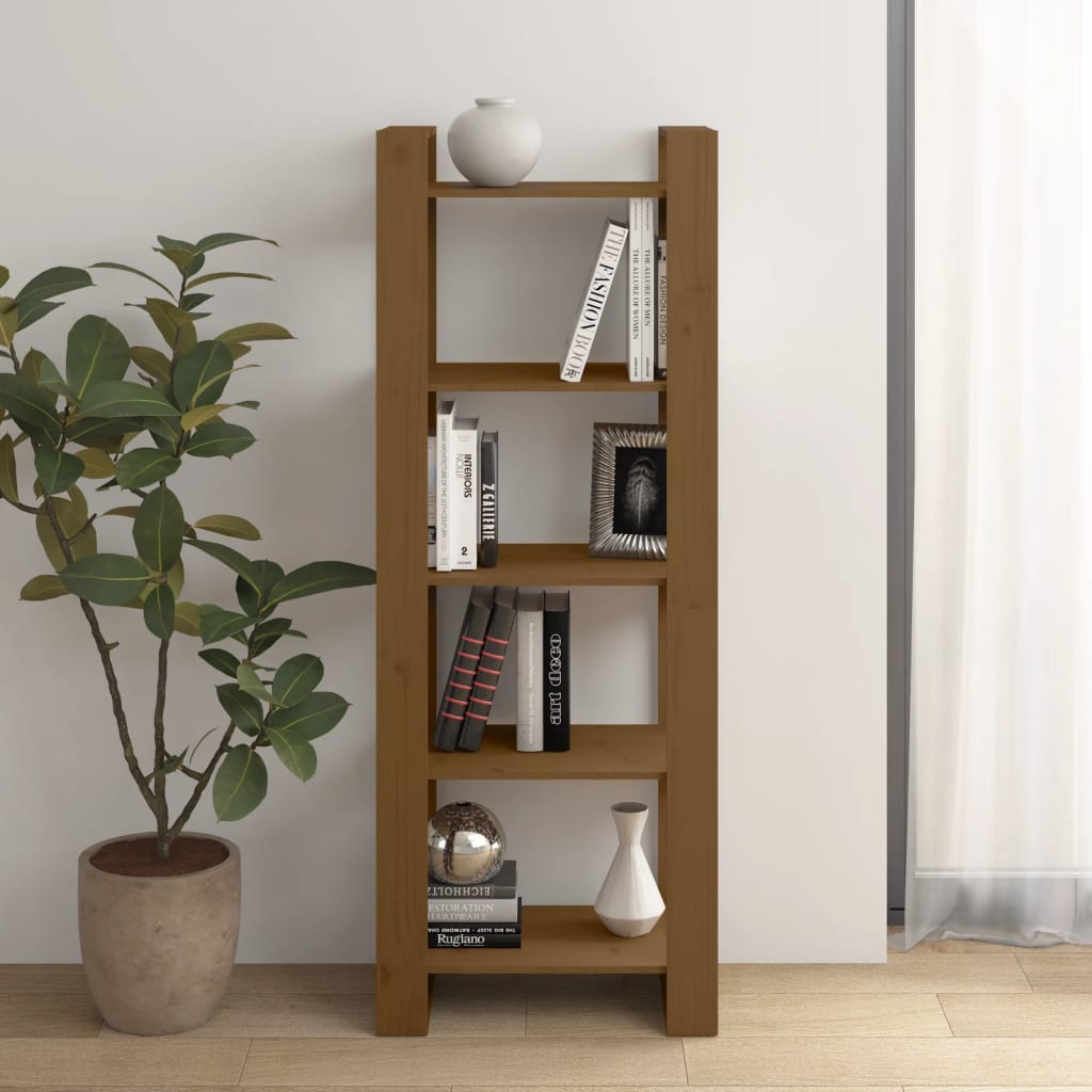 Bibliotecă/Separator Cameră, , 60X35X160 Cm, Lemn Masiv