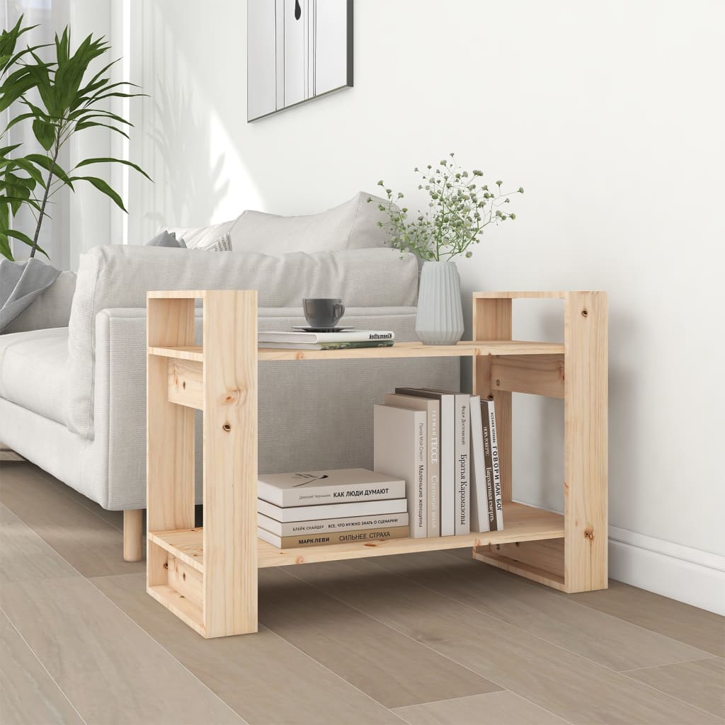 Bibliotecă/Separator Cameră, , 80X35X56,5 Cm, Lemn Masiv Pin