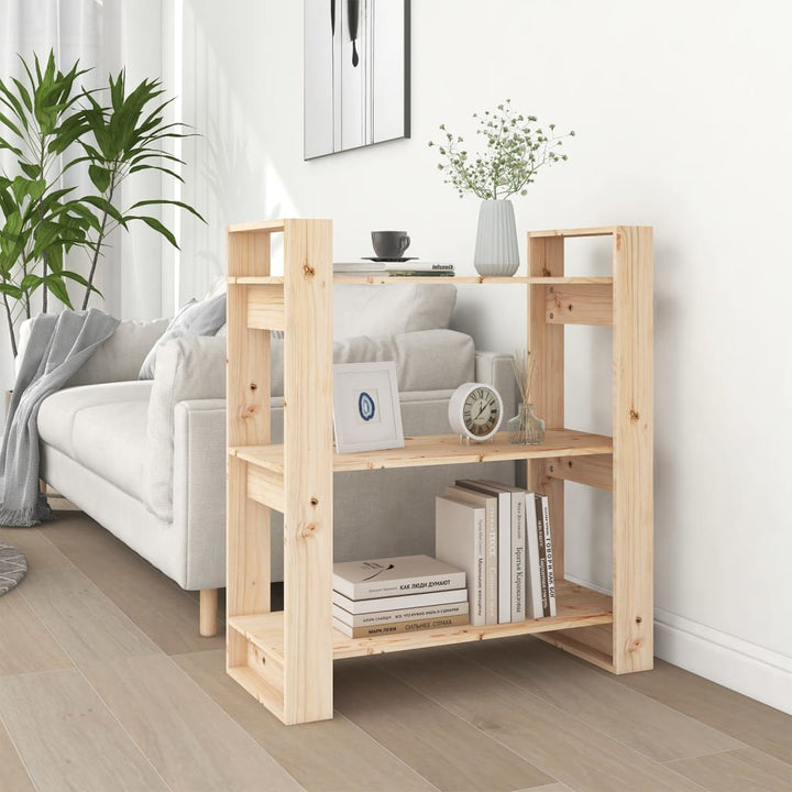 Bibliotecă/Separator Cameră, , 80X35X91 Cm, Lemn Pin