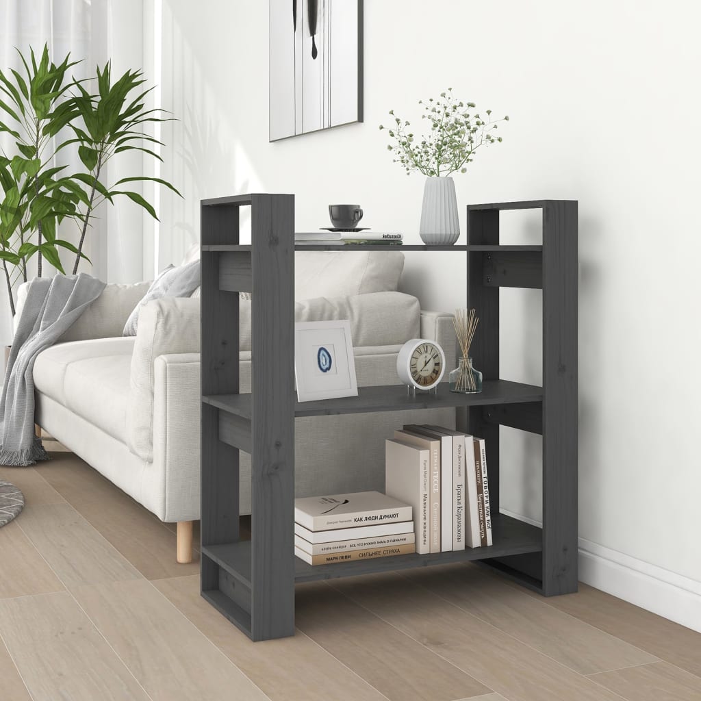 Bibliotecă/Separator Cameră, , 80X35X91 Cm, Lemn Pin