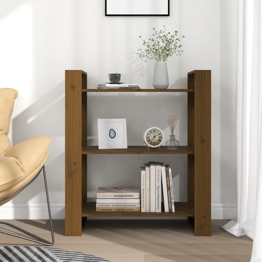 Bibliotecă/Separator Cameră, , 80X35X91 Cm, Lemn Pin