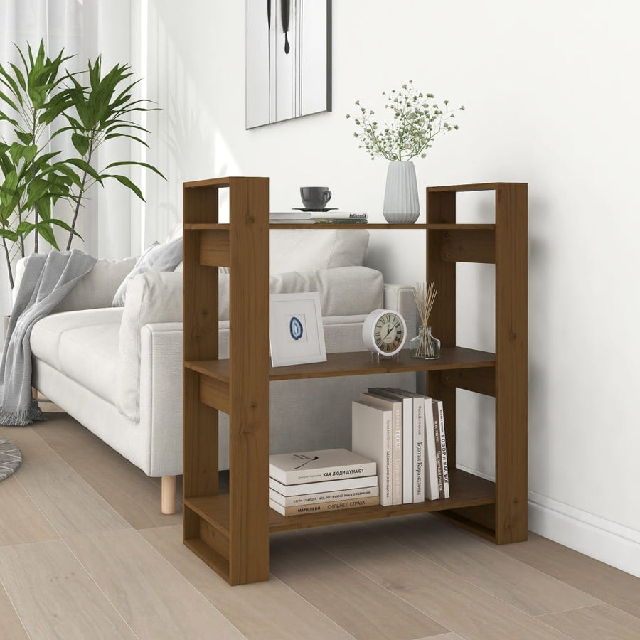 Bibliotecă/Separator Cameră, , 80X35X91 Cm, Lemn Pin