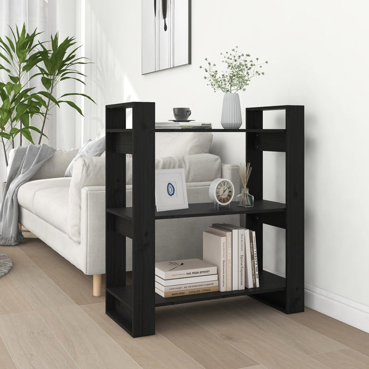 Bibliotecă/Separator Cameră, , 80X35X91 Cm, Lemn Pin