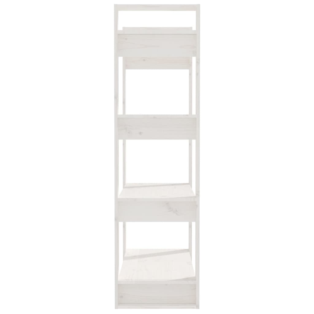 Bibliotecă/Separator Cameră, , 80X35X125 Cm, Lemn Masiv Pin