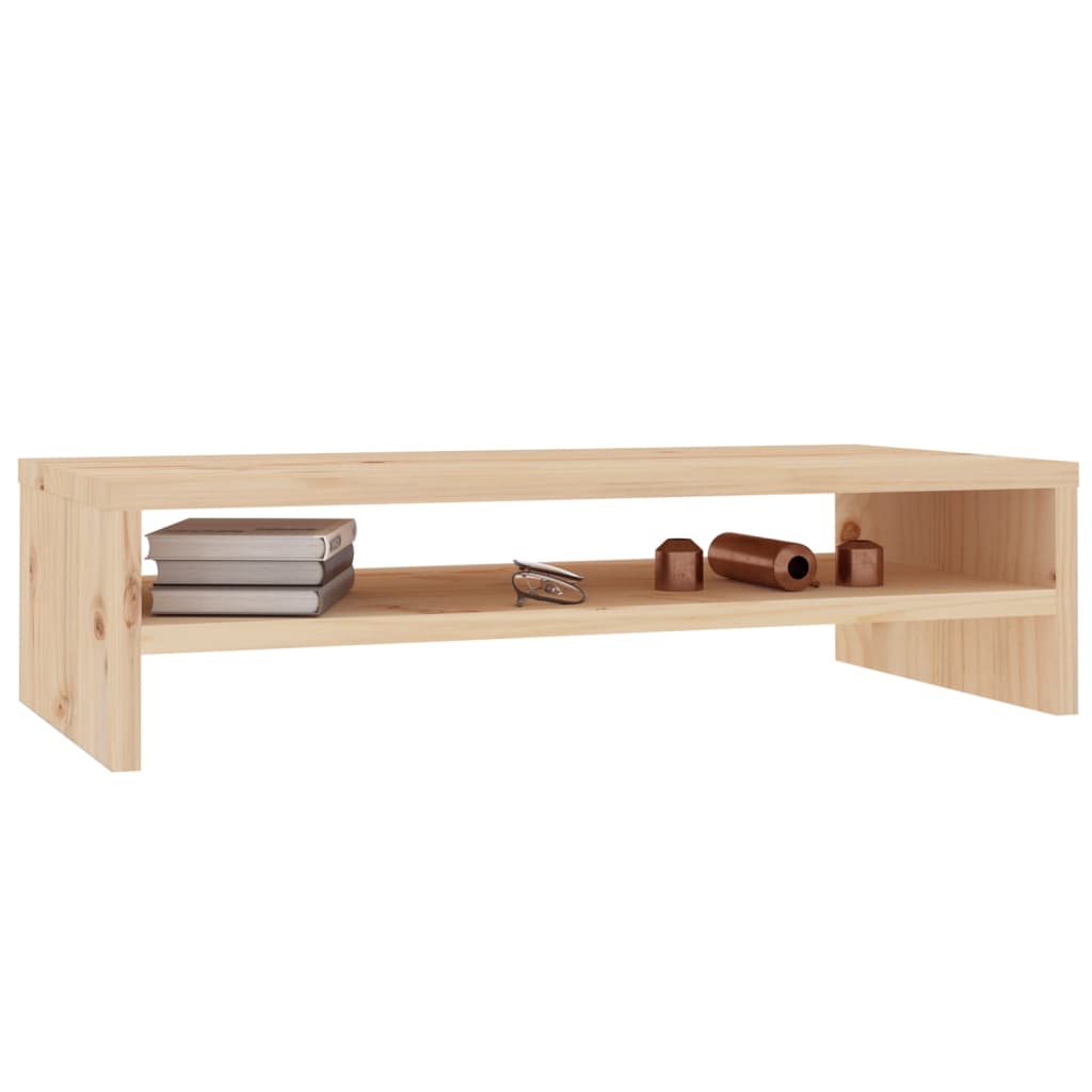 Stand Pentru Monitor, 50X24X13 Cm, Lemn Masiv De Pin