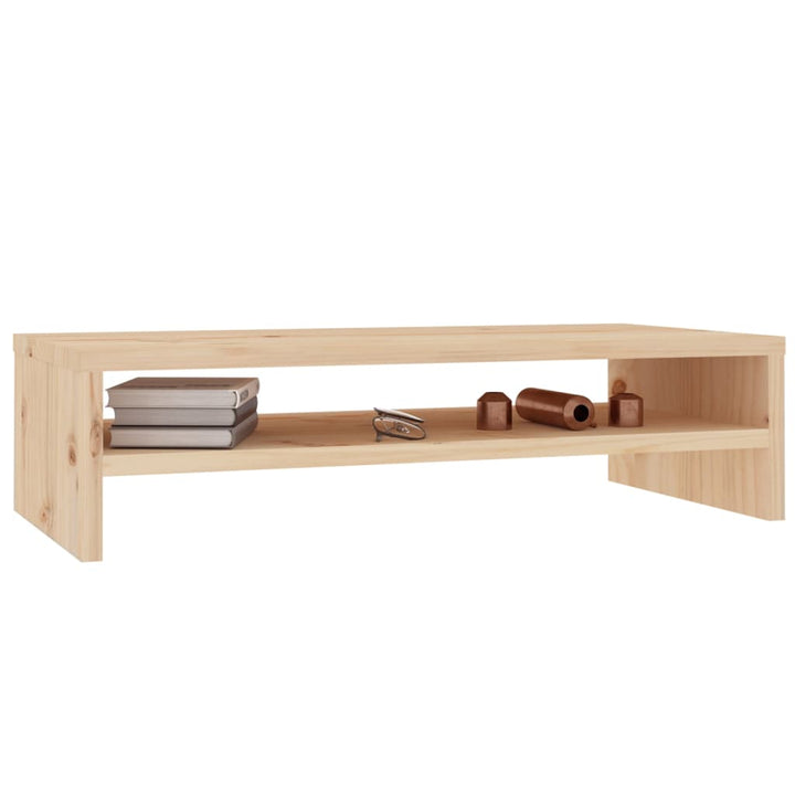 Stand Pentru Monitor, 50X24X13 Cm, Lemn Masiv De Pin