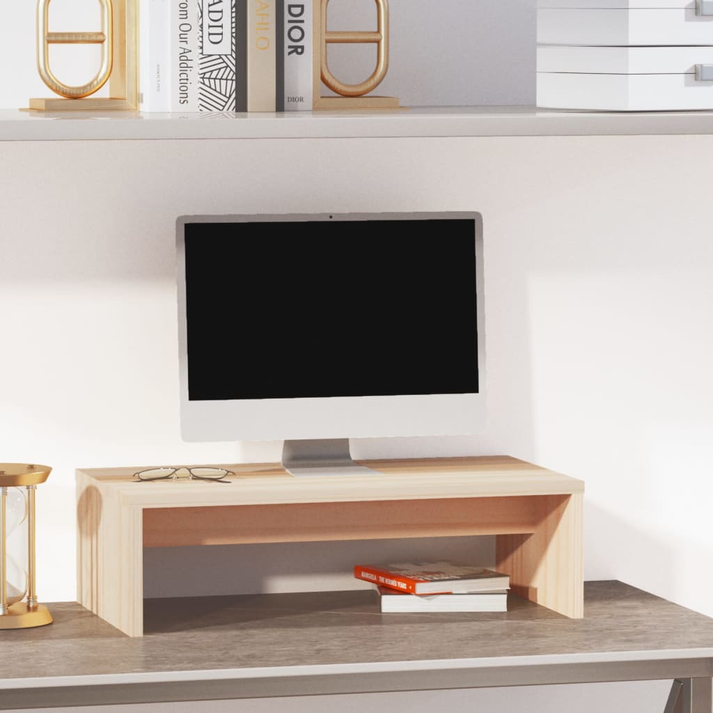 Suport Pentru Monitor, , 50X27X15 Cm, Lemn Masiv Pin