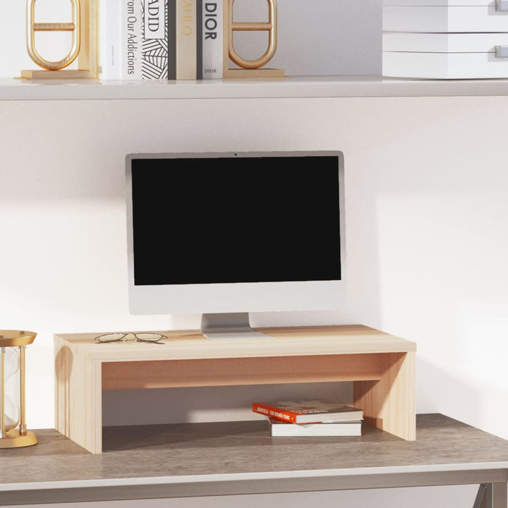 Suport Pentru Monitor, , 50X27X15 Cm, Lemn Masiv Pin