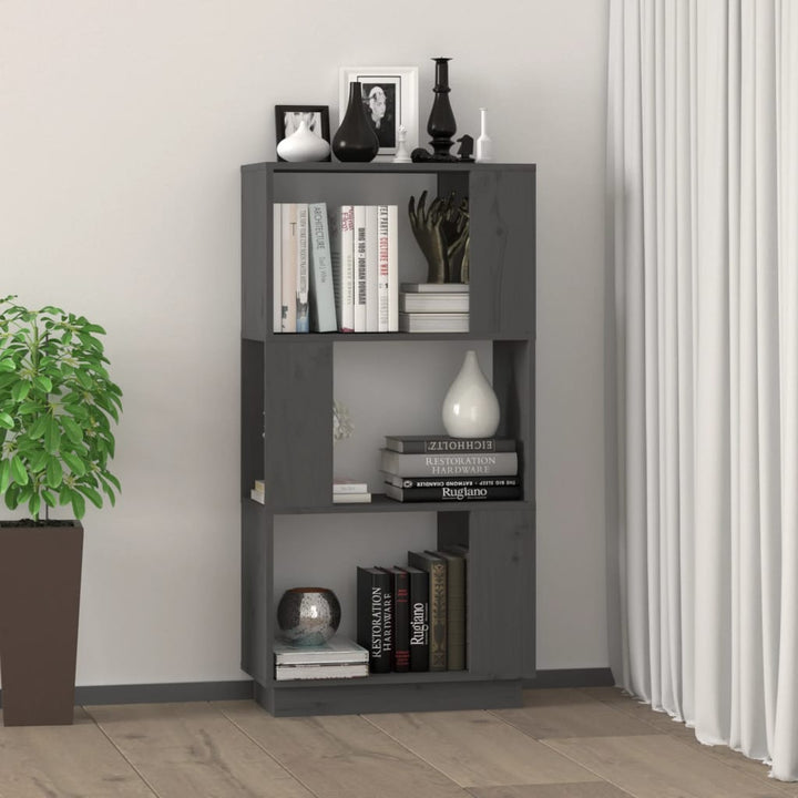 Bibliotecă/Separator Cameră, , 51X25X101 Cm Lemn Masiv Pin
