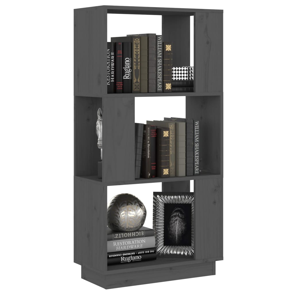 Bibliotecă/Separator Cameră, , 51X25X101 Cm Lemn Masiv Pin