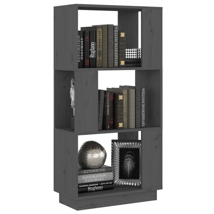 Bibliotecă/Separator Cameră, , 51X25X101 Cm Lemn Masiv Pin