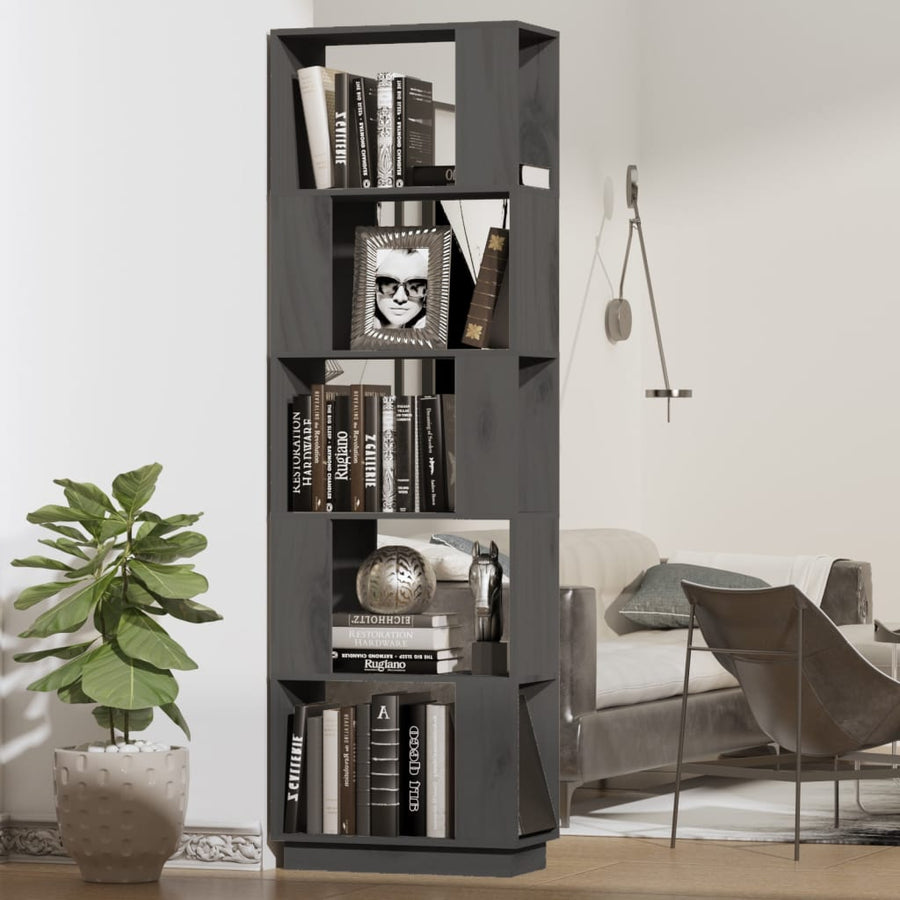 Bibliotecă/Separator Cameră, , 51X25X163,5 Cm Lemn Masiv Pin
