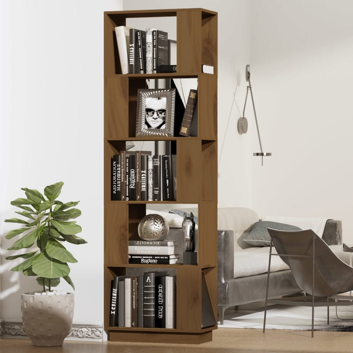 Bibliotecă/Separator Cameră, , 51X25X163,5 Cm Lemn Masiv Pin