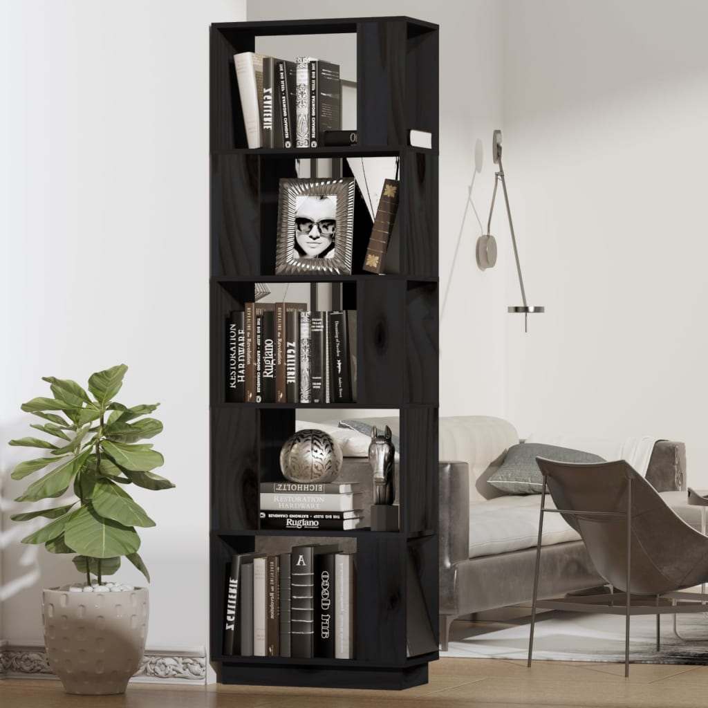 Bibliotecă/Separator Cameră, , 51X25X163,5 Cm Lemn Masiv Pin