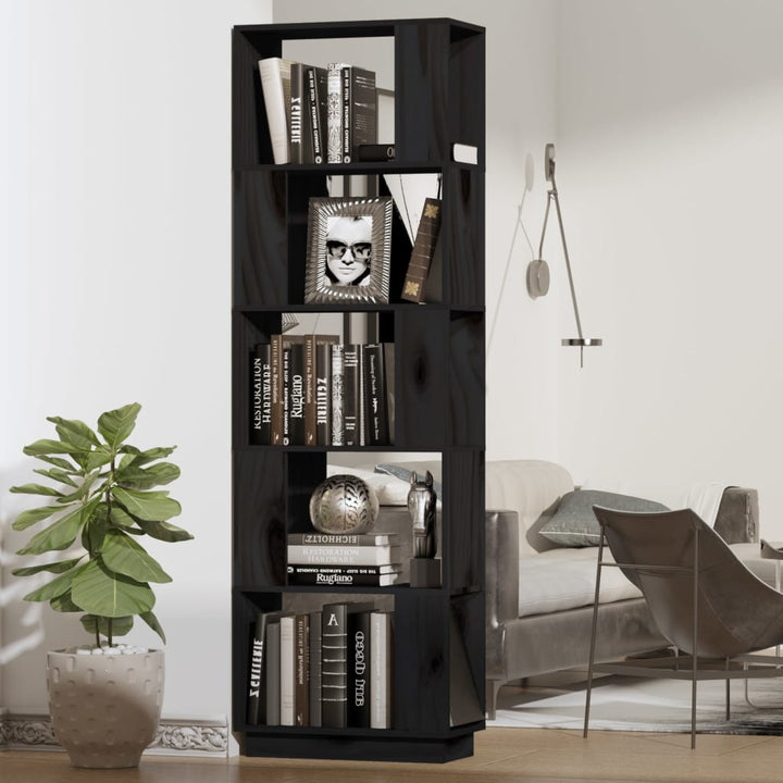 Bibliotecă/Separator Cameră, , 51X25X163,5 Cm Lemn Masiv Pin
