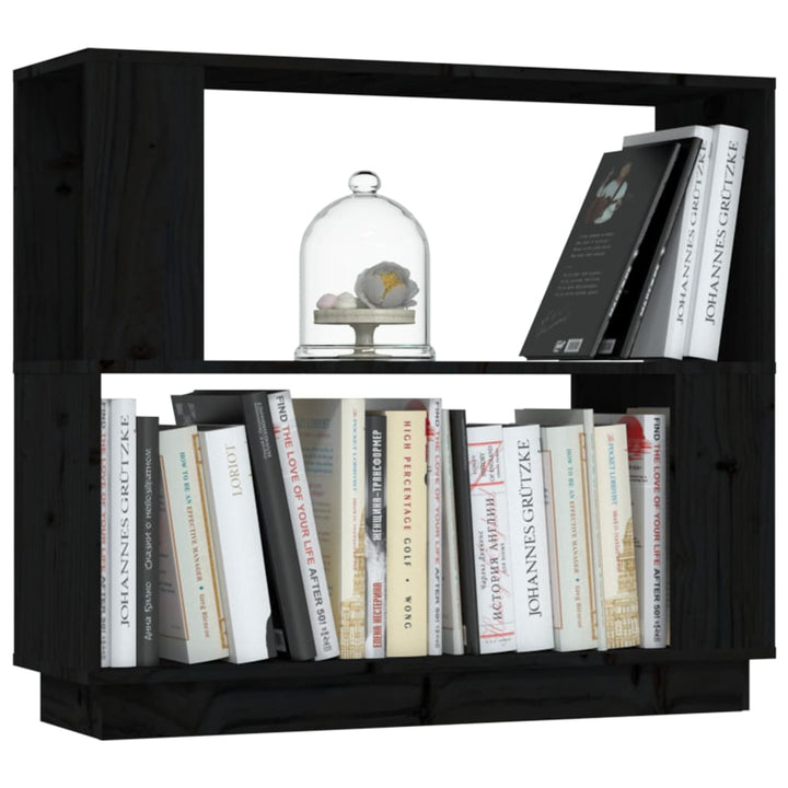 Bibliotecă/Separator Cameră, , 80X25X70 Cm, Lemn Masiv Pin