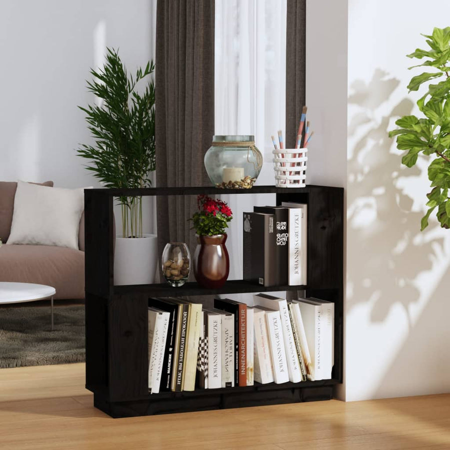 Bibliotecă/Separator Cameră, , 80X25X70 Cm, Lemn Masiv Pin