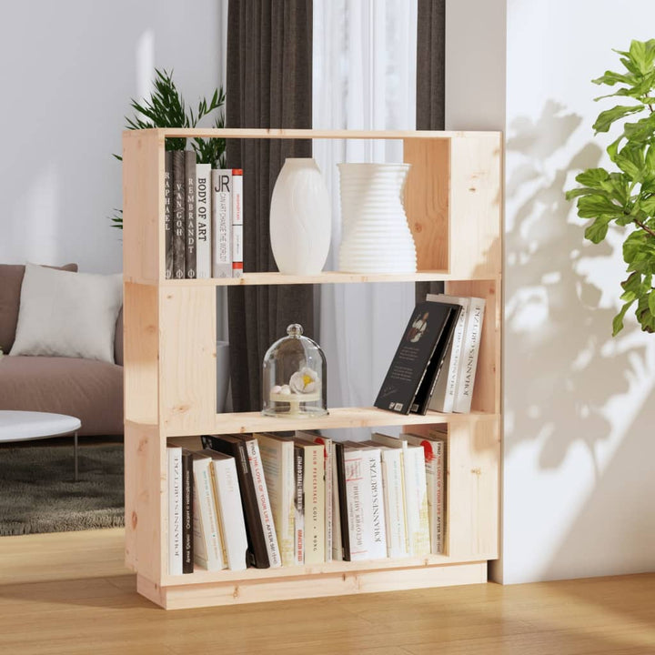 Bibliotecă/Separator Cameră, , 80X25X101 Cm, Lemn