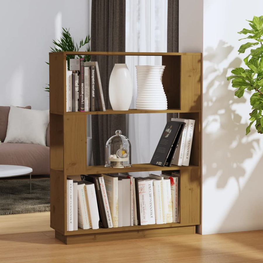 Bibliotecă/Separator Cameră, , 80X25X101 Cm, Lemn