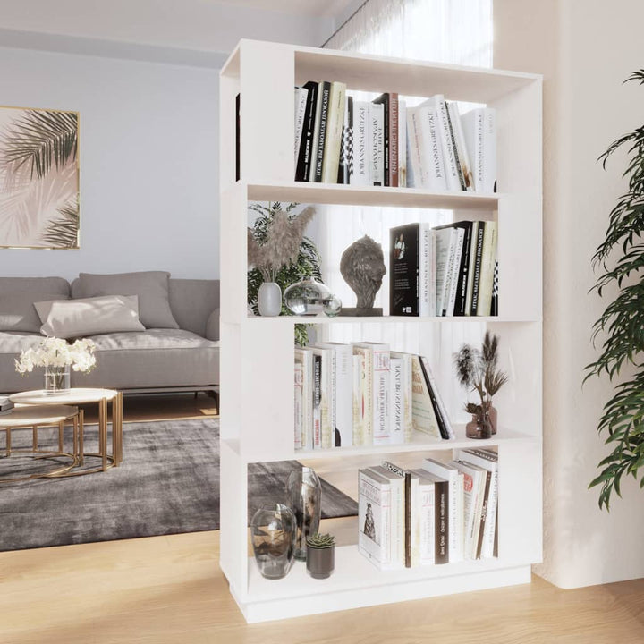 Bibliotecă/Separator Cameră , 80X25X132 Cm Lemn Pin