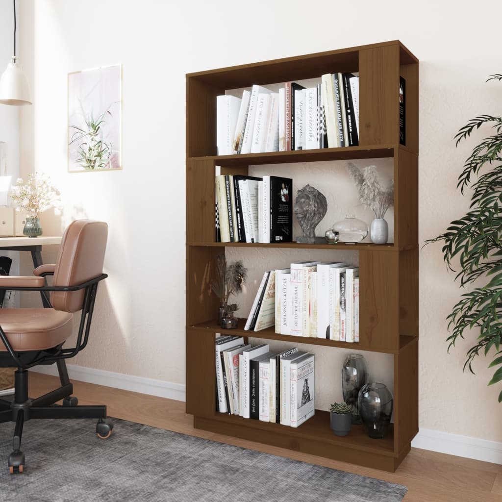 Bibliotecă/Separator Cameră , 80X25X132 Cm Lemn Pin