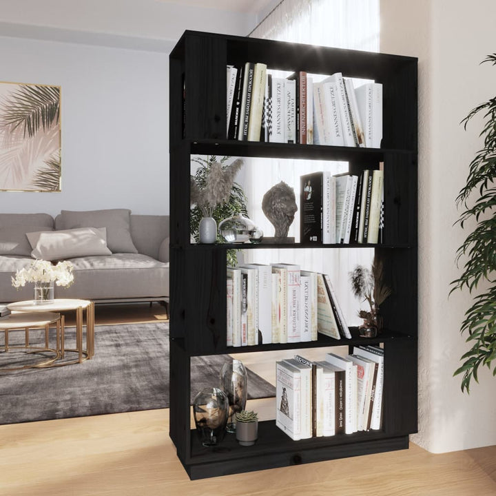Bibliotecă/Separator Cameră , 80X25X132 Cm Lemn Pin