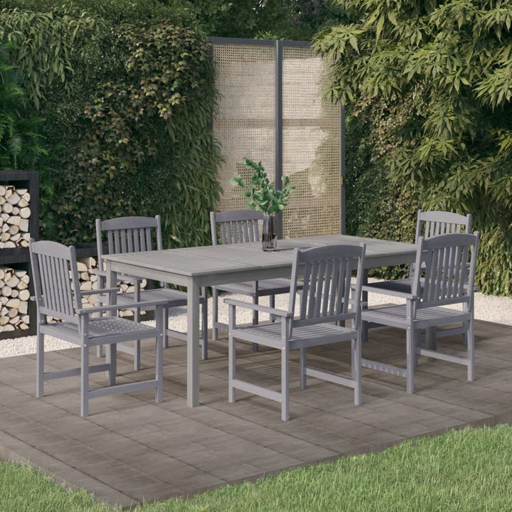 Set Mobilier De Grădină, 9 Piese, Lemn Masiv De Acacia