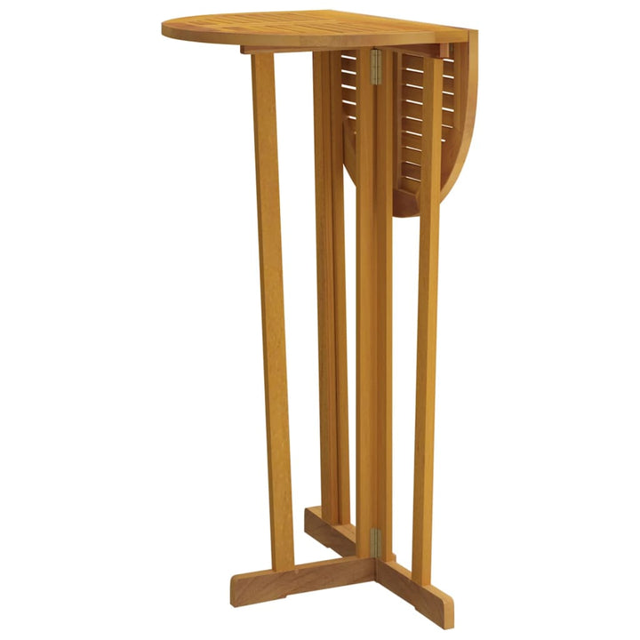 Masă De Bar Pliabilă, 90X65X105 Cm, Lemn Masiv De Tec