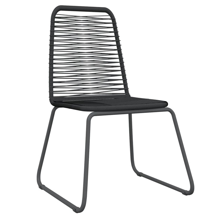Set De Mobilier Pentru Grădină, 5 Piese, Negru